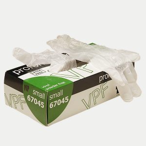 Disposable Vinyl Gloves Unpowdered Box