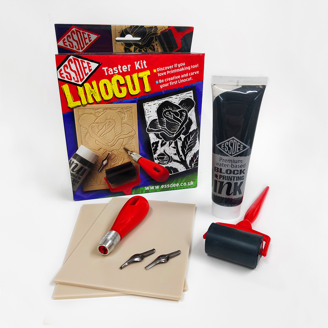 Essdee Linocut Taster Kit - Intaglio Printmaker