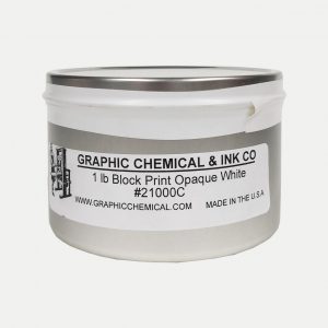 Graphic Chemical Oil Based Relief Ink White
