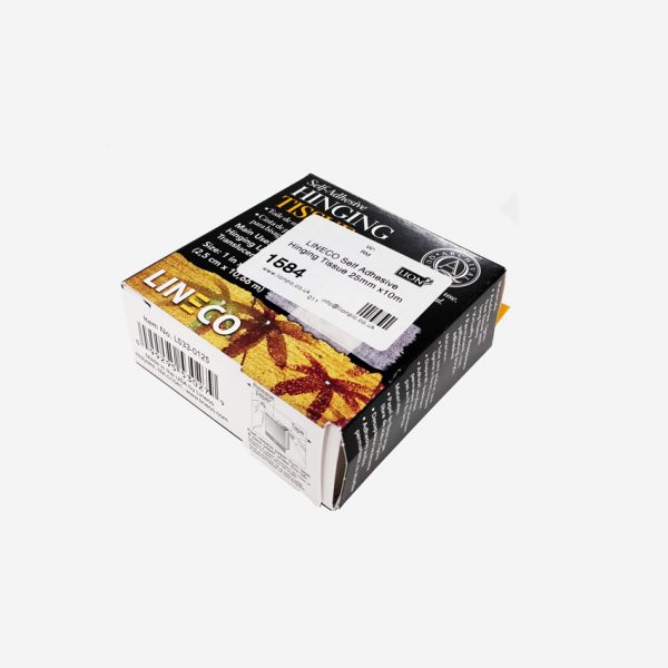 thumbnail image 2 of Lineco Self-Adhesive Mounting/Hinging Tissue 1 Inch By 35 Feet Dispenser Box 2 of 11