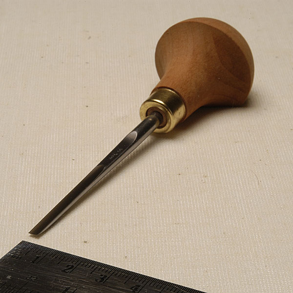 Pfiel Tool Wood Cutting and Lino Cutting 3mm small shallow gouge (905)