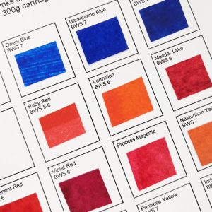 Intaglio Printmaker Litho/Relief Ink Colour Chart