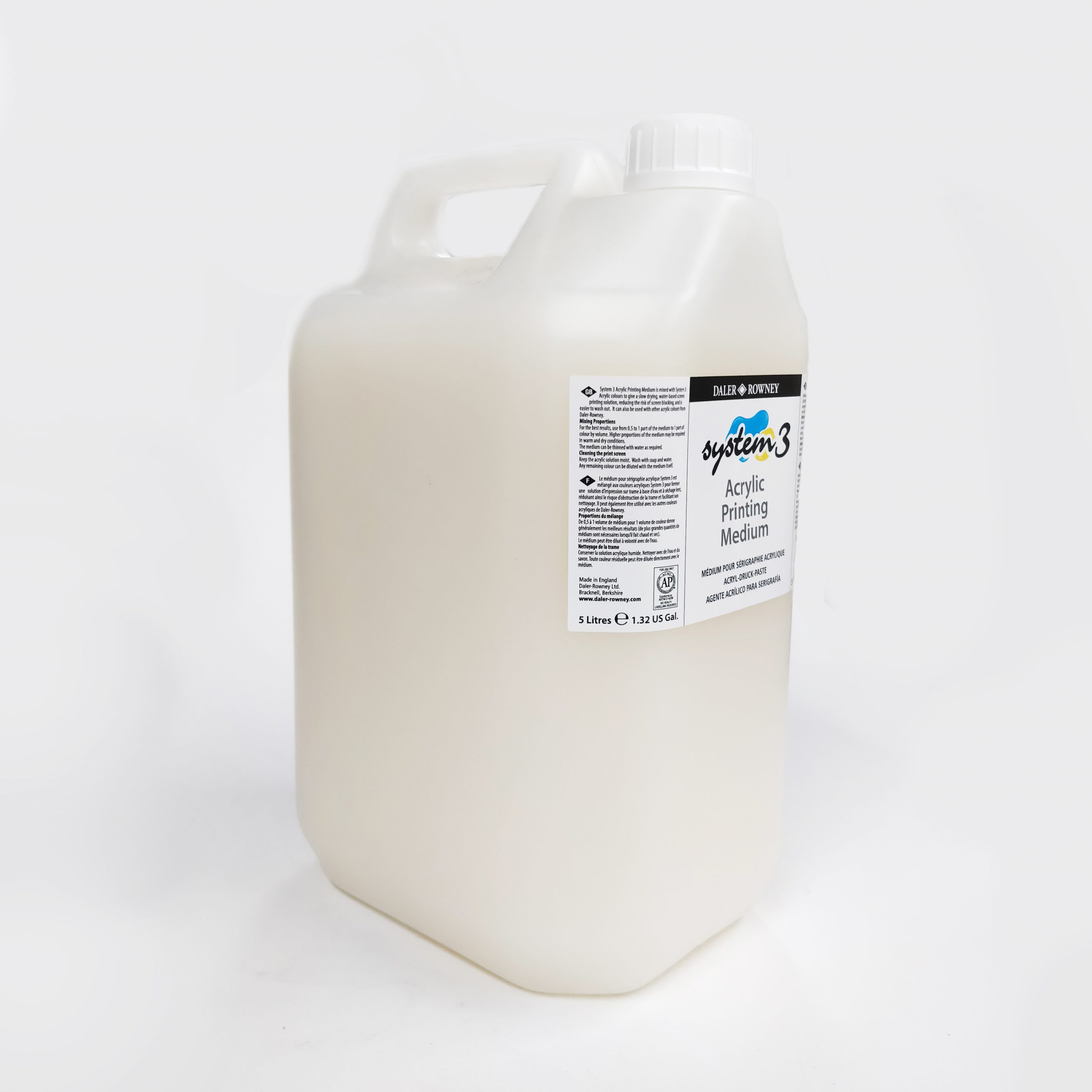 Daler-Rowney System3 Fluid Acrylic Mediums 500ml Pouring Medium