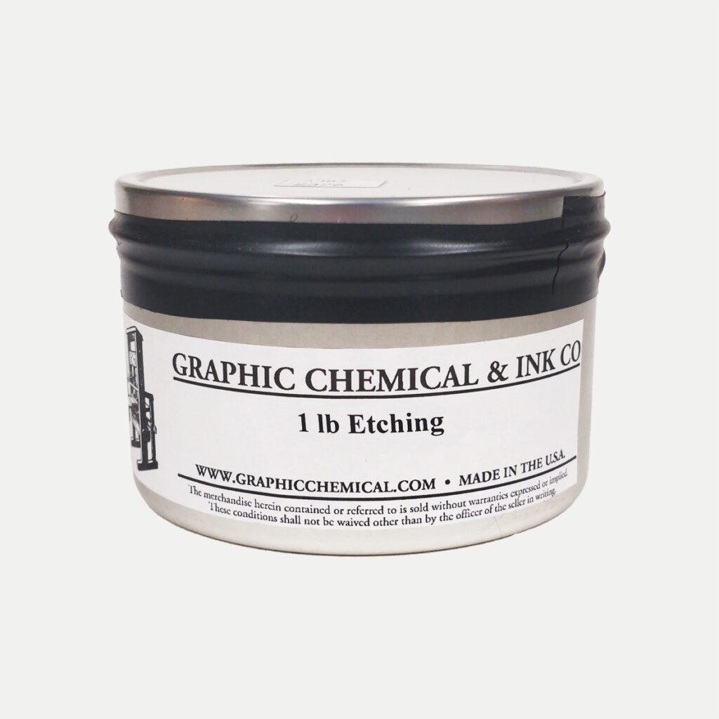 Graphic Chemical Etching Ink Cadmium Red Dark* Intaglio Printmaker