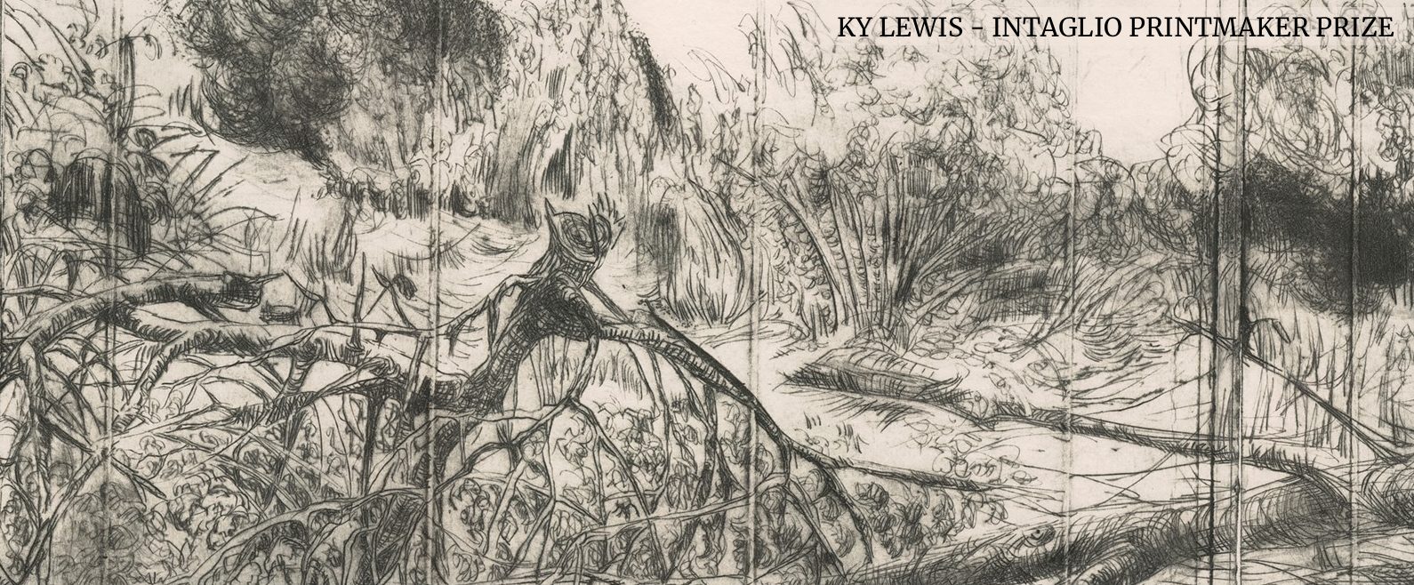 You are currently viewing Intaglio Printmaker Prize Winner: Ky Lewis